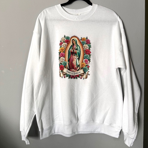 Virgen de Guadalupe Sweatshirt - Picture 1 of 3